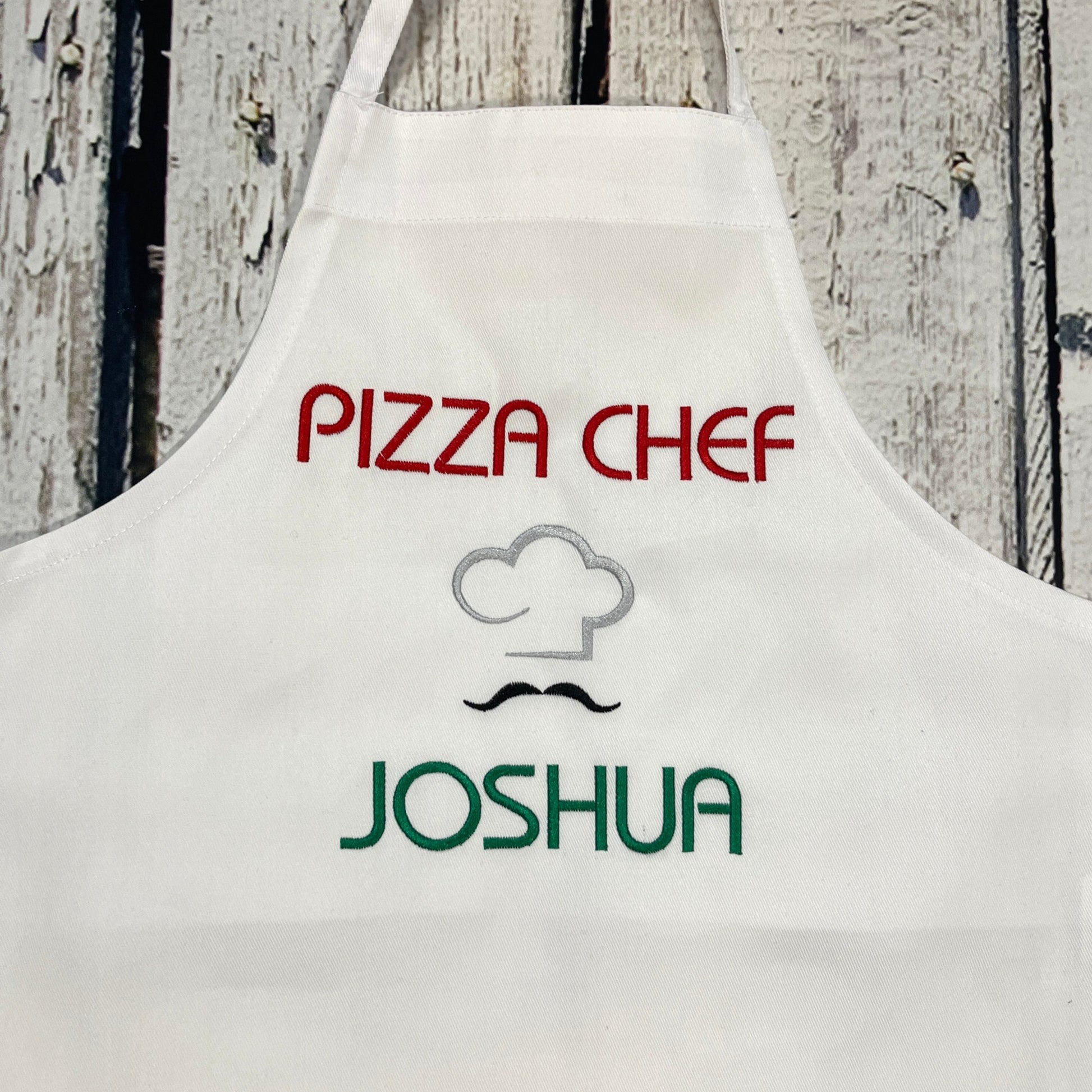 child pizza chef apron with name