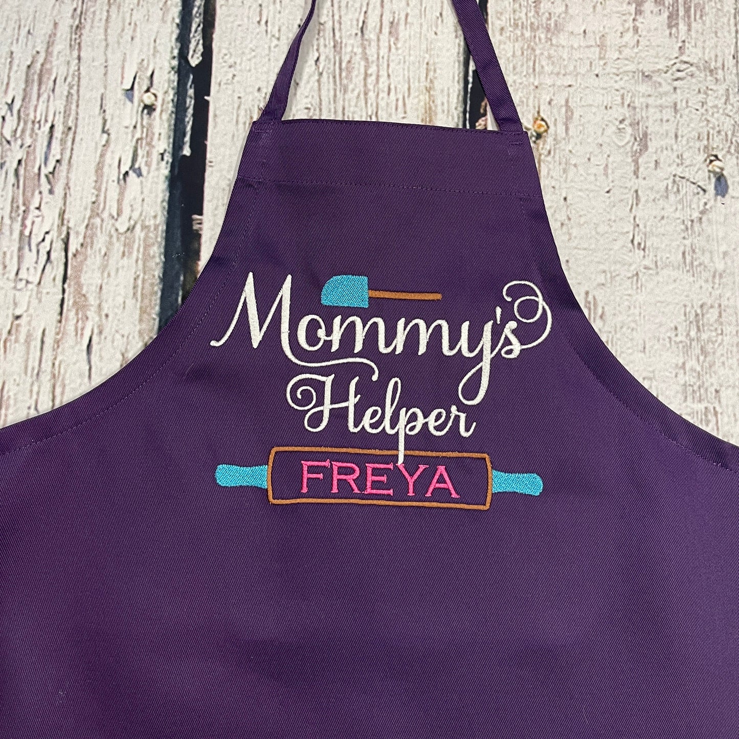 Mommy's Helper Personalized Embroidered Child Apron