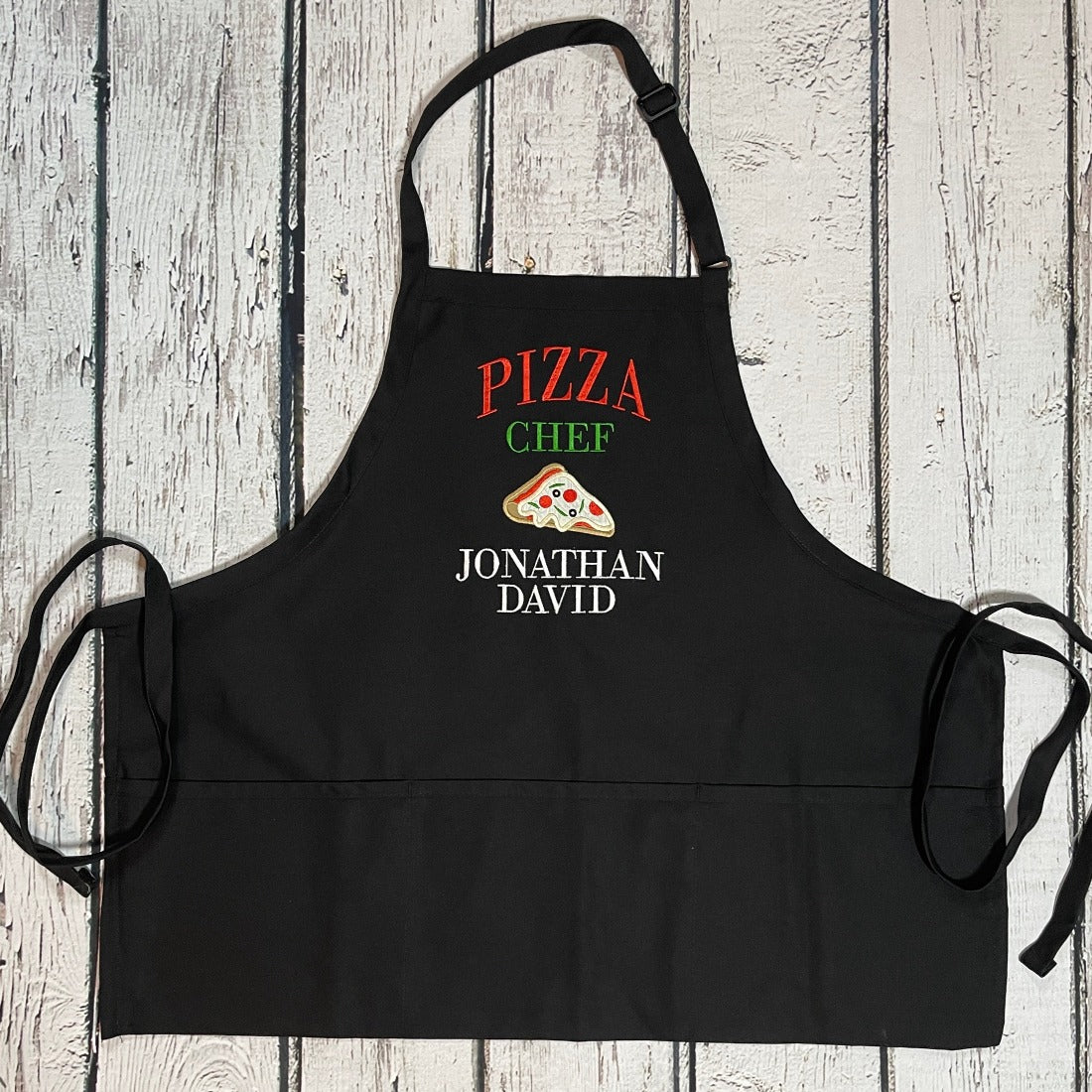 Adult & Child Pizza Chef apron set, Personalized Family pizza night aprons