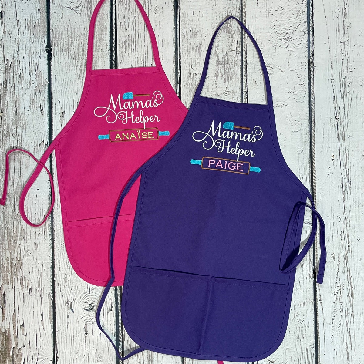 Mama's Helper Unisex Personalized Embroidered Child Apron