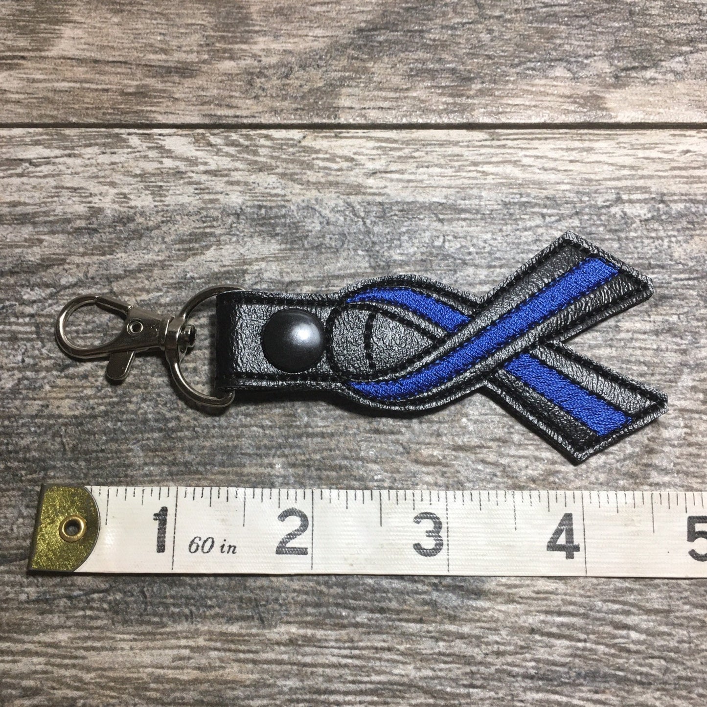 Thin Blue Line Keychain