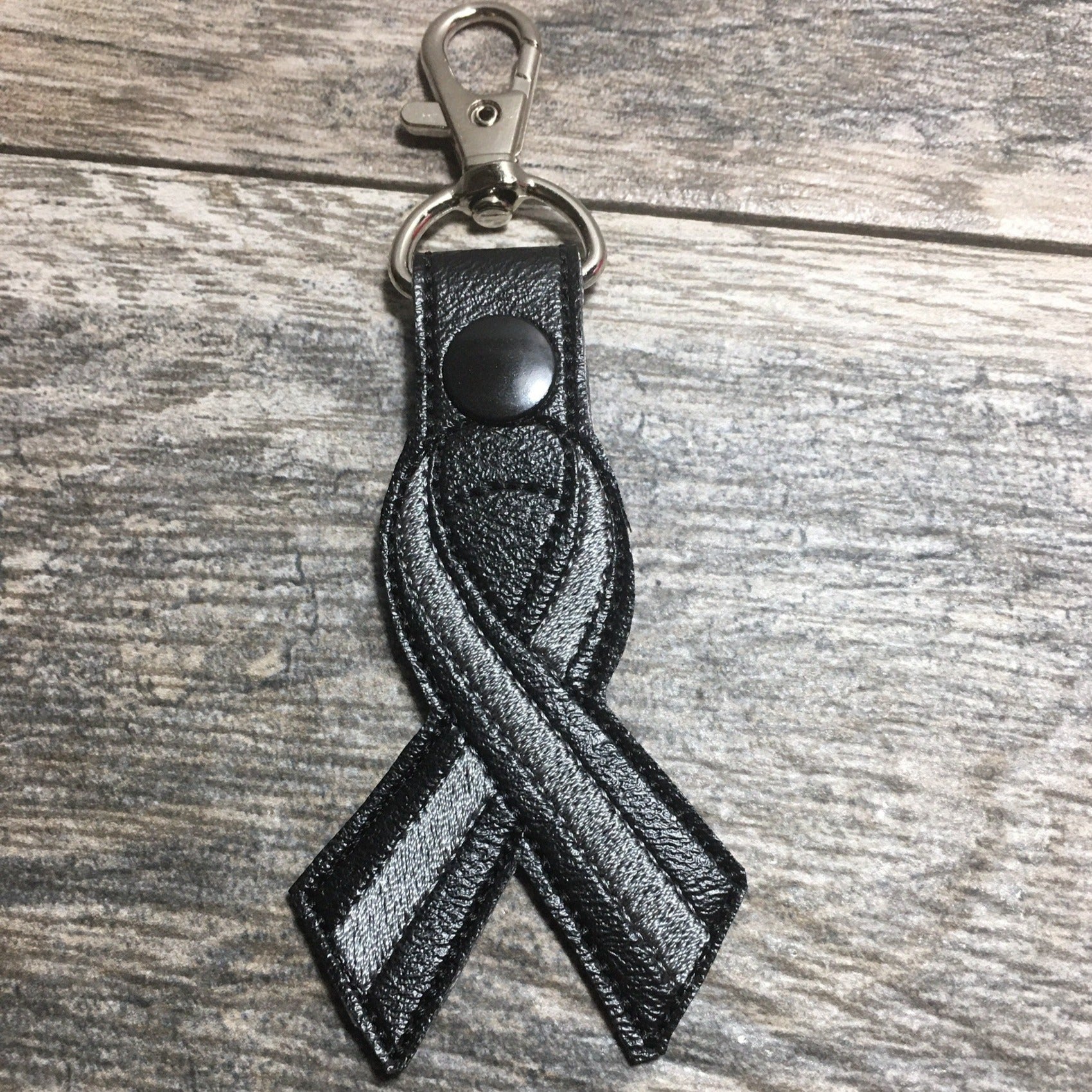 Thin gray line keychain corrections officers