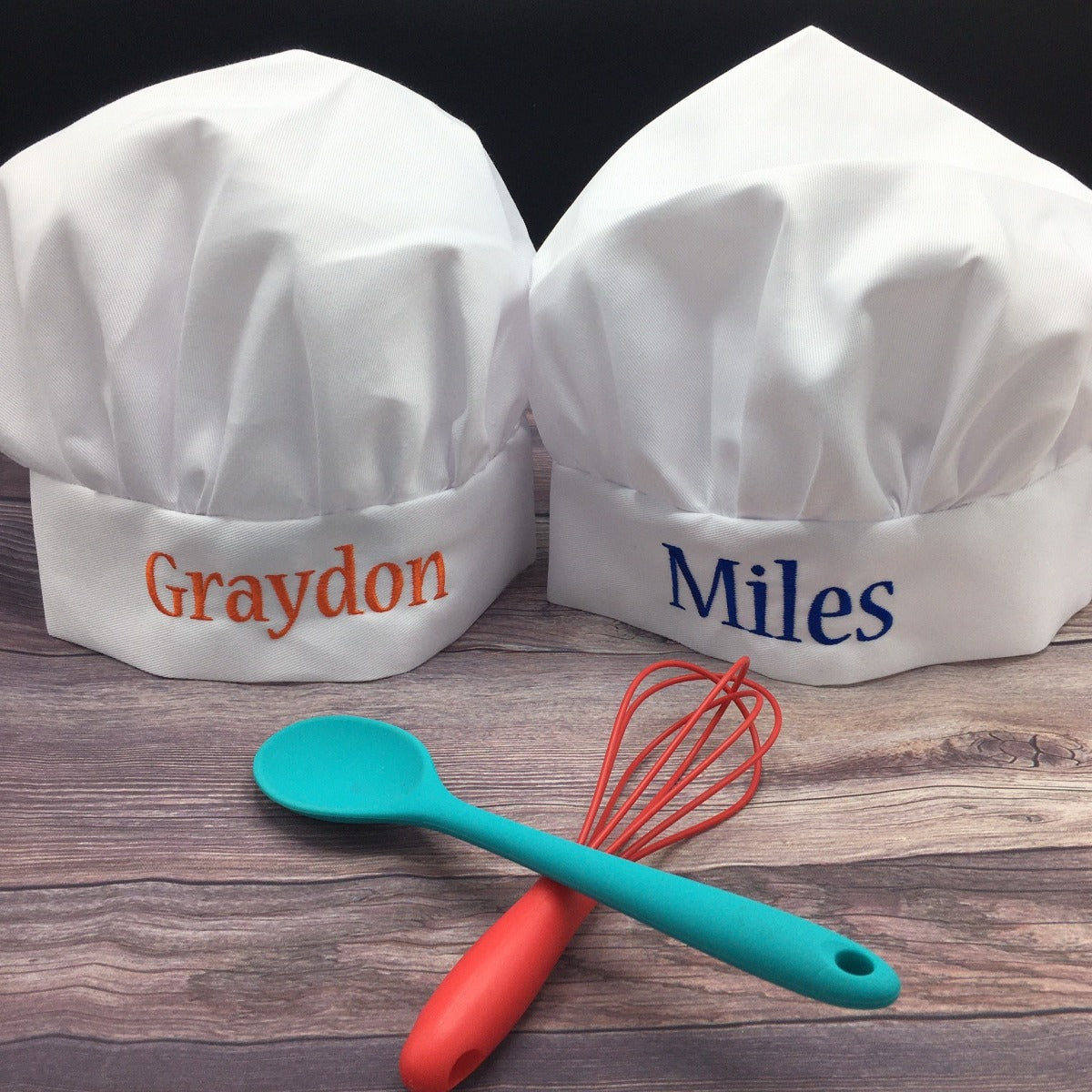 Personalized chef hats for kids 3-10