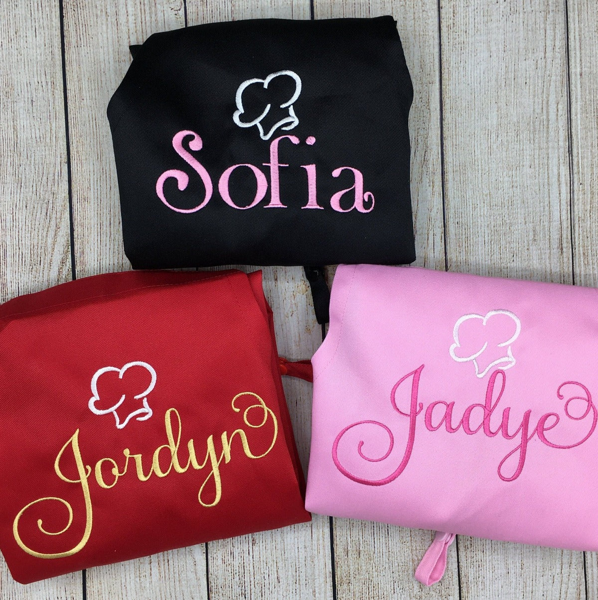kids personalized aprons with name